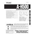TEAC A-H500 Instrukcja Obsługi