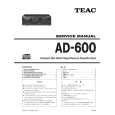 TEAC AD-600 Instrukcja Serwisowa