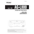 TEAC AG-L800 Instrukcja Obsługi