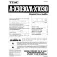 TEAC A-X3030 Instrukcja Obsługi
