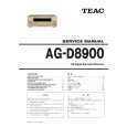 TEAC AG-D8900 Instrukcja Serwisowa
