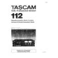 TEAC TASCAM 112 Instrukcja Obsługi