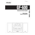 TEAC GF-600 Instrukcja Obsługi
