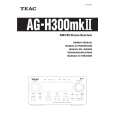 TEAC AGH300MKII Instrukcja Obsługi