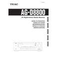 TEAC AG-D8800 Instrukcja Obsługi