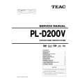 TEAC PL-D200V Instrukcja Serwisowa