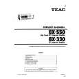 TEAC BX-550 Instrukcja Serwisowa