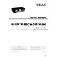 TEAC W300 Instrukcja Serwisowa