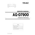 TEAC AG-D7900 Instrukcja Serwisowa