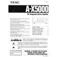 TEAC A-X5000 Instrukcja Obsługi