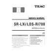 TEAC SR-LXI Instrukcja Serwisowa