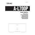 TEAC A-L700P Instrukcja Obsługi