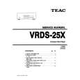 TEAC VRDS25X Instrukcja Serwisowa