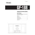 TEAC GF-188 Instrukcja Obsługi