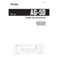 TEAC AG-5D Instrukcja Obsługi