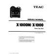 TEAC X1000M Instrukcja Serwisowa