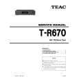 TEAC T-R670 Instrukcja Serwisowa