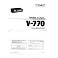 TEAC V-770 Instrukcja Serwisowa
