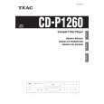 TEAC CD-1260 Instrukcja Obsługi
