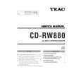 TEAC CD-RW880 Instrukcja Serwisowa