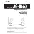 TEAC AG-H550 Instrukcja Obsługi