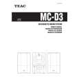 TEAC MC-D3 Instrukcja Obsługi