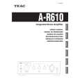TEAC AR610 Instrukcja Obsługi