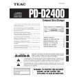 TEAC PD-D2400 Instrukcja Obsługi