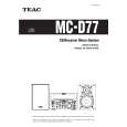 TEAC MC-D77 Instrukcja Obsługi
