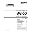 TEAC AG-5D Instrukcja Serwisowa