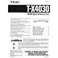 TEAC TX4030 Instrukcja Obsługi