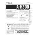 TEAC A-H300 Instrukcja Obsługi