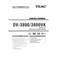 TEAC DV-3800VK Instrukcja Serwisowa