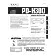 TEAC PD-H300 Instrukcja Obsługi