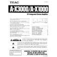 TEAC A-X3000 Instrukcja Obsługi