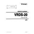 TEAC VRDS-20 Instrukcja Serwisowa