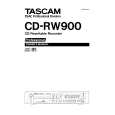 TEAC CD-RW900 Instrukcja Obsługi