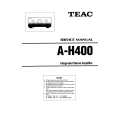 TEAC A-H400 Instrukcja Serwisowa