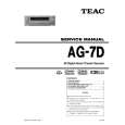 TEAC AG-7D Instrukcja Serwisowa