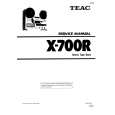 TEAC X-700R Instrukcja Serwisowa
