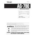 TEAC AG-780 Instrukcja Obsługi