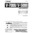 TEAC V5000 Instrukcja Obsługi