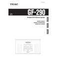 TEAC GF-290 Instrukcja Obsługi