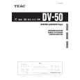 TEAC DV-50 Instrukcja Obsługi