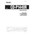 TEAC CD-P1440R Instrukcja Obsługi