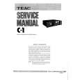 TEAC C1 Instrukcja Serwisowa