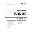 TEAC PL-D2200 Instrukcja Serwisowa