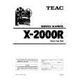 TEAC X2000R Instrukcja Serwisowa