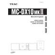 TEAC MCDX10MK2 Instrukcja Obsługi