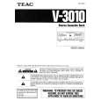 TEAC V3010 Instrukcja Obsługi